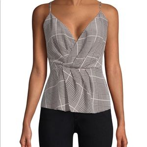 L’agence Chiara plaid tank size small like new
